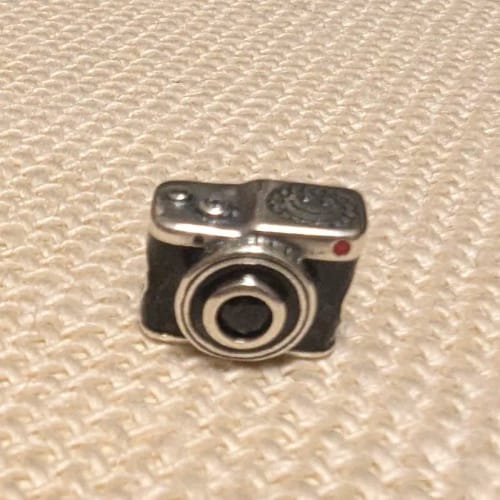 Customer photo review of 925 Sterling Silver Camera Charm
