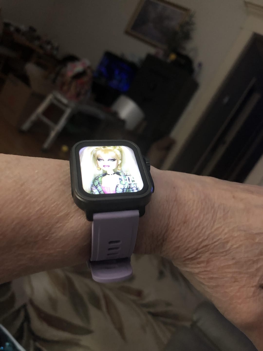 Customer photo review of BEARSCOME VEE Bluetooth Call ECG/EKG Blood Oxygen Sleep Monitoring Music SmartWatch