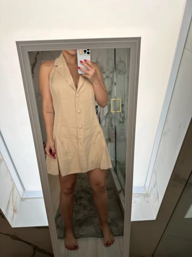 Customer photo review of Meadow Mini Dress