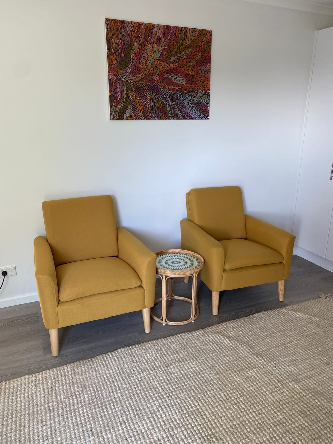 Customer photo review of Serene Rattan Table