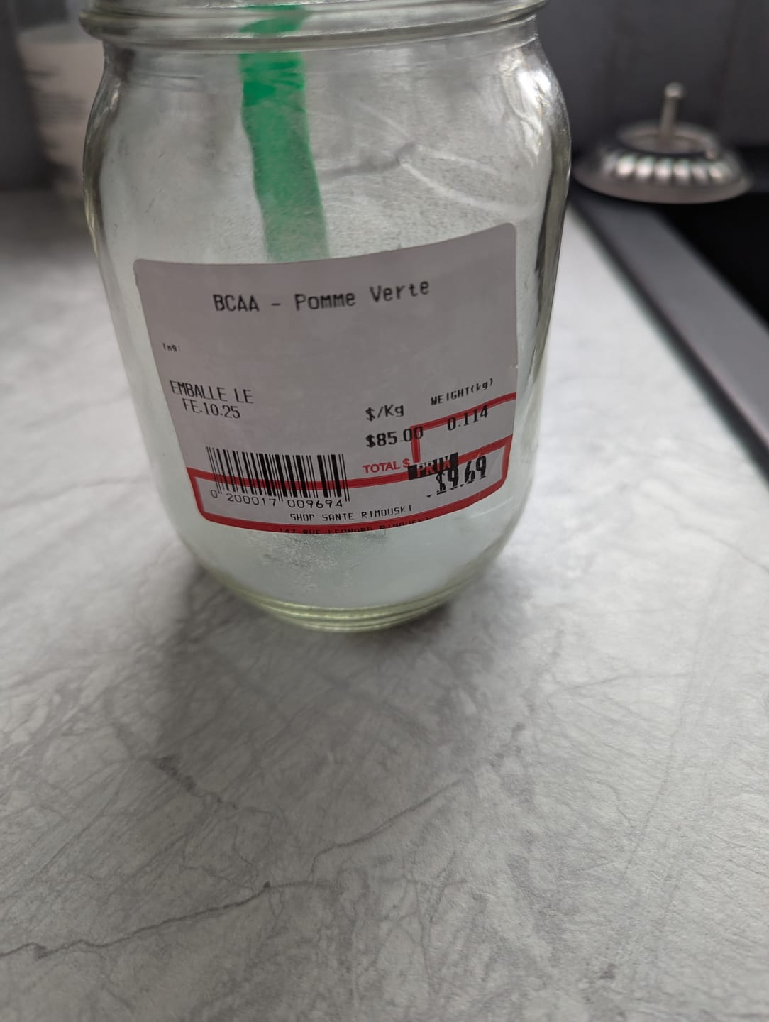 Customer photo review of VRAC - Bcaa (100g)