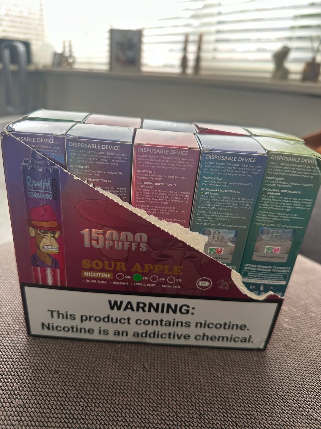 Customer photo review of RandM Tornado 15000 Disposable Vape