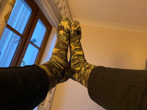 Customer photo review of HEMY Crew Waterproof Socks