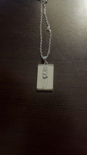 Customer photo review of Custom Soulmate© Tag Spicy Necklace