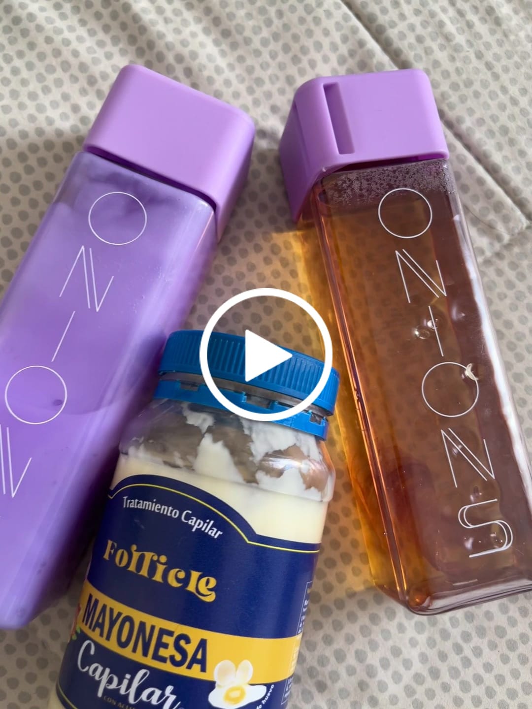 Customer video review of Shampoo, Acondicionador y Mayonesa