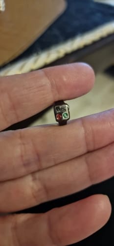 Customer photo review of 925 Sterling Silver Watch Charm