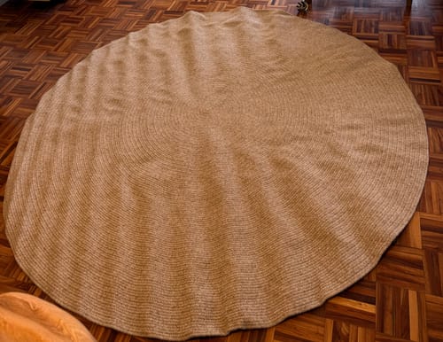 Wei-ssu review of 羊毛手工編織 新疆羊毛純色圓形方型地毯 image 1 out of 1