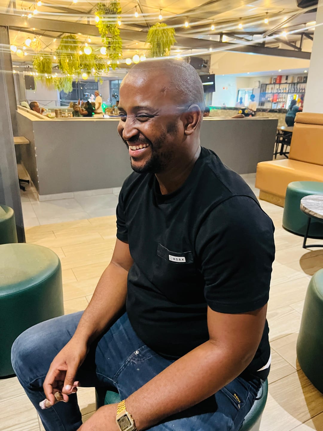 Customer photo review of W.O.R.K Technical T-Shirt Black
