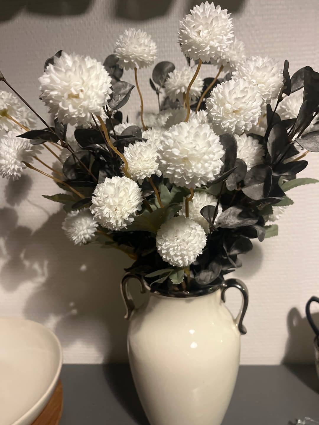 Customer photo review of Samengesteld boeket - Groen & Wit