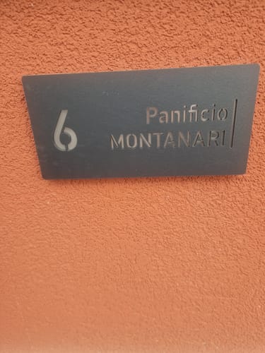 Customer photo review of Numero civico e testo modello Stencil Horizontal