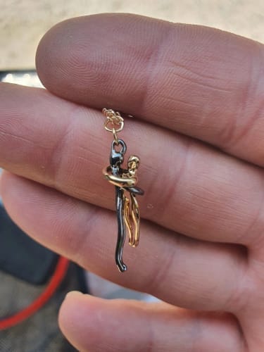 Customer photo review of Eternal Embrace Necklace