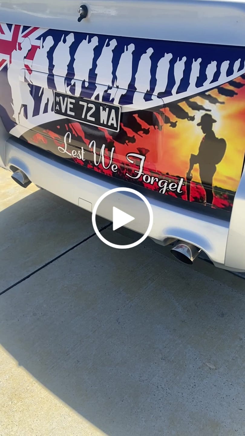 Customer video review of Bolt-On Mufflers VE-VF (Pre-ORDER)