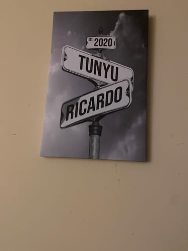 Customer photo review of COUPLES DATE OF LOVE by Cstm Canvas