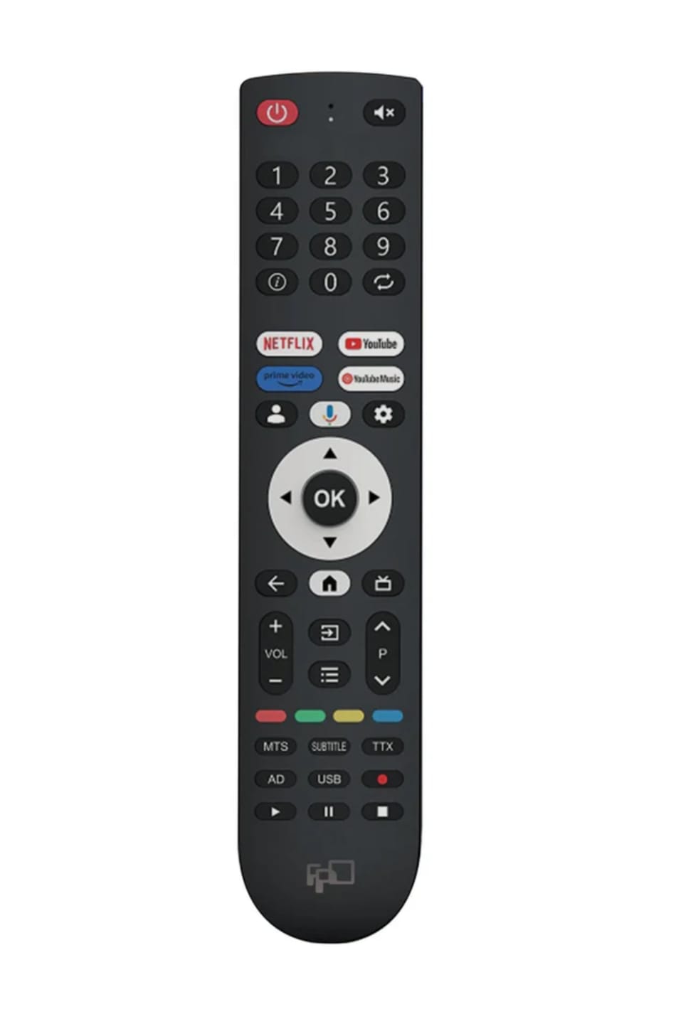 Customer photo review of Replacement Remote Control for FPD 43-inch Smart TV Google TV