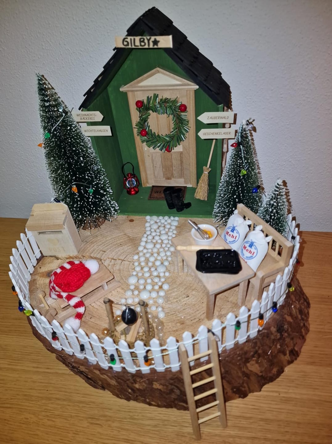 Customer photo review of Wichteltür Set inkl. Zubehör & Baustellen DIY KIT