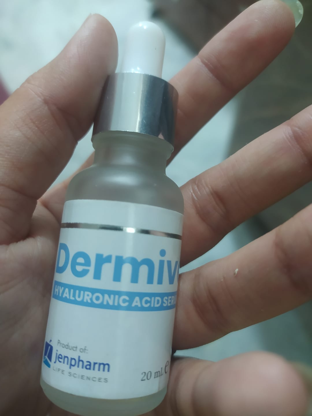 Customer photo review of Dermive Hydrating Serum