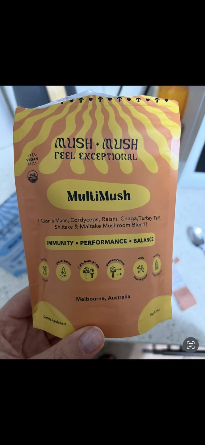 Customer photo review of MultiMush – Organic 7-Mushroom Superblend