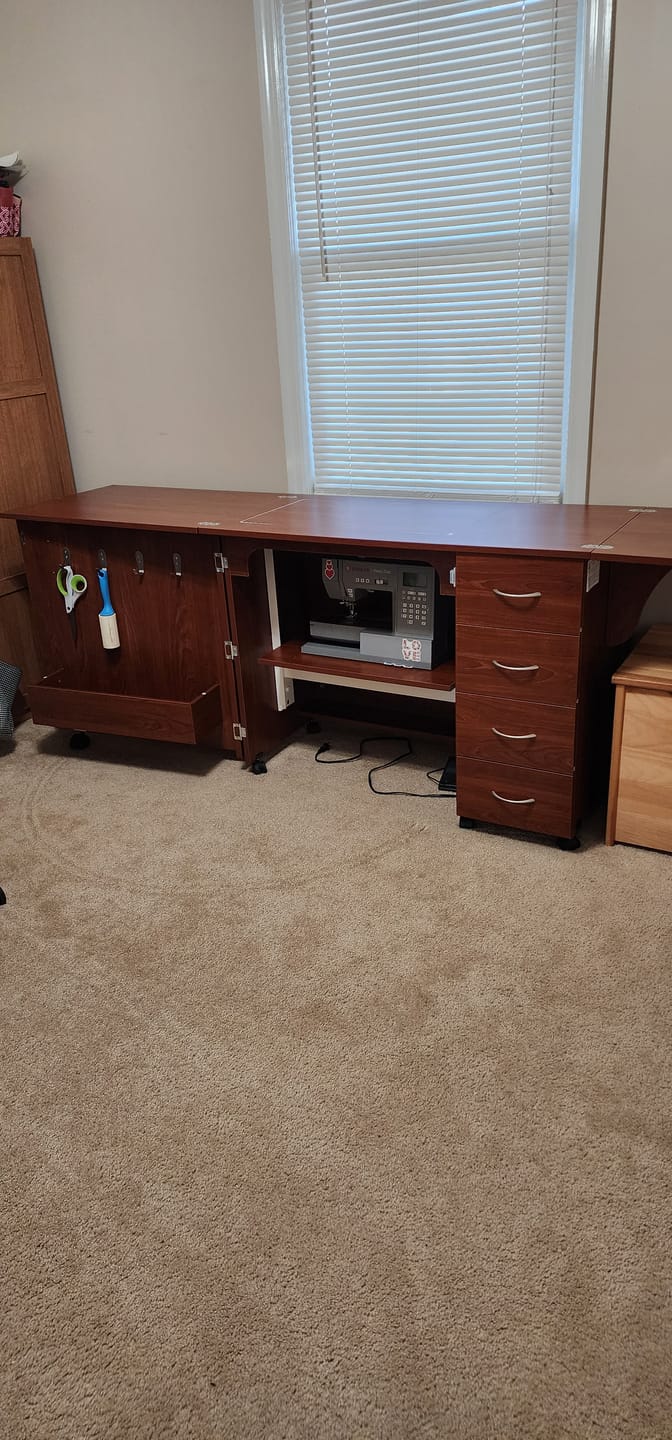 Customer photo review of Harriet Sewing Cabinet (2 Colors Available)