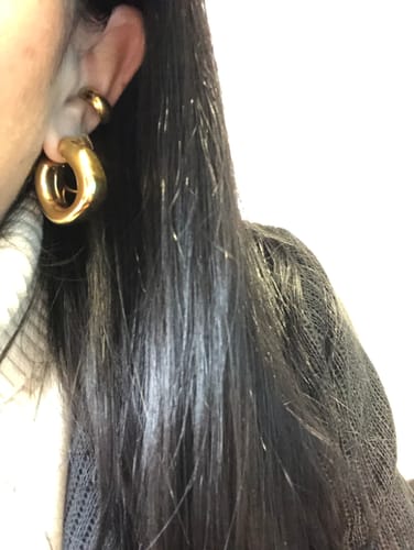 Customer photo review of Orecchini "Un dolce sorriso"