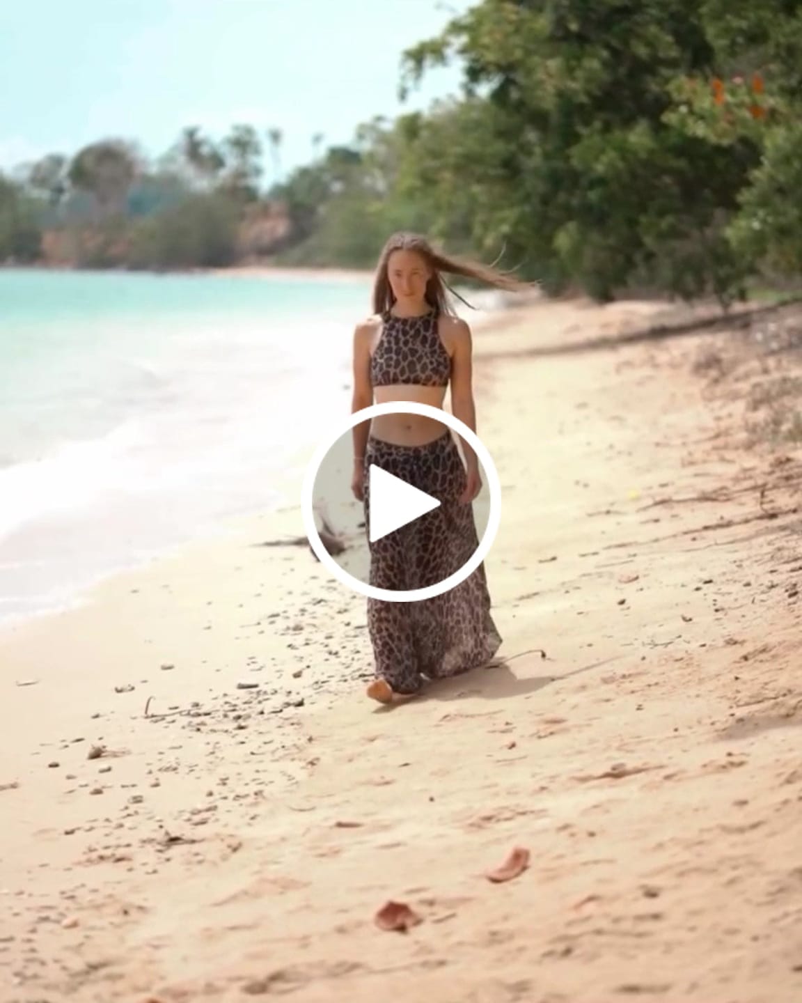Customer video review of Tan Through Top & Brazilian Bottom