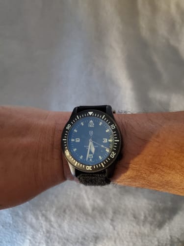 Customer photo review of Glomar Explorer - Hook And Loop Watch Strap