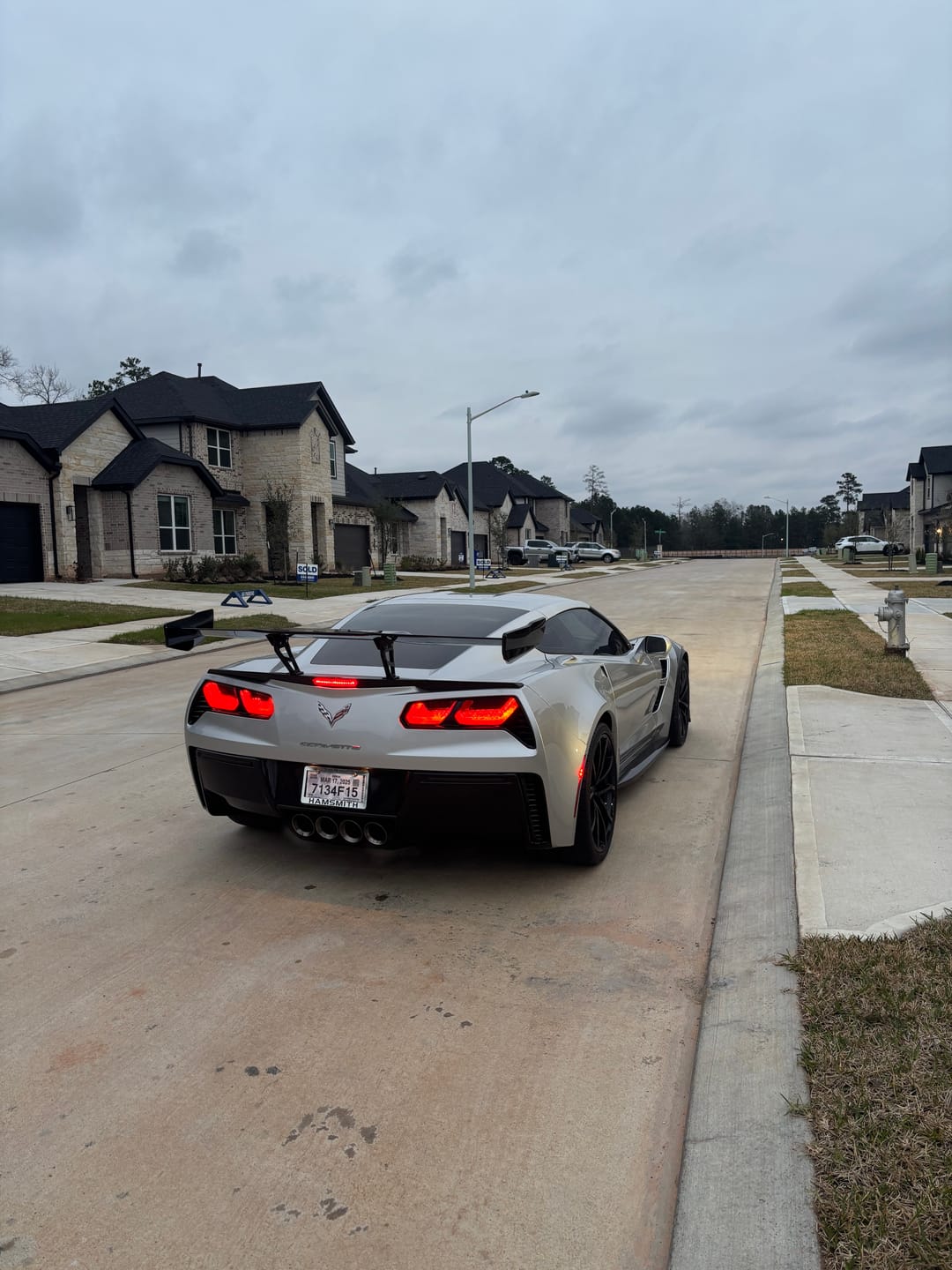 Customer photo review of Corvette C7 ZR1 ZTK Conversion Rear Spoiler High Wing