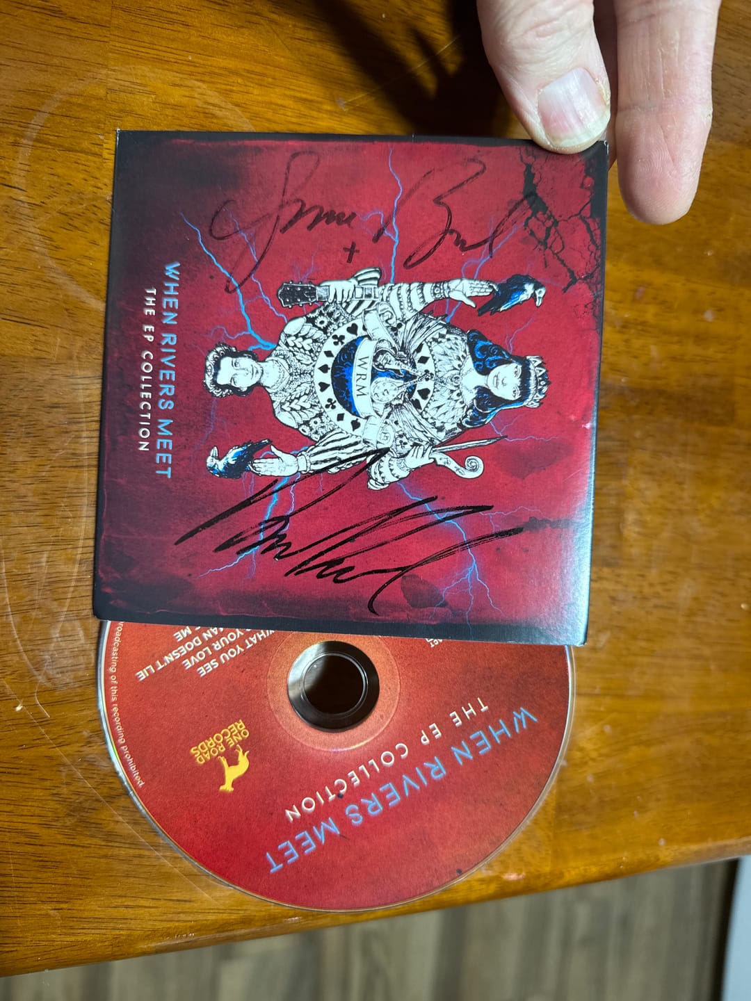 Customer photo review of SAVING GRACE ~ SIGNED OFFER CD