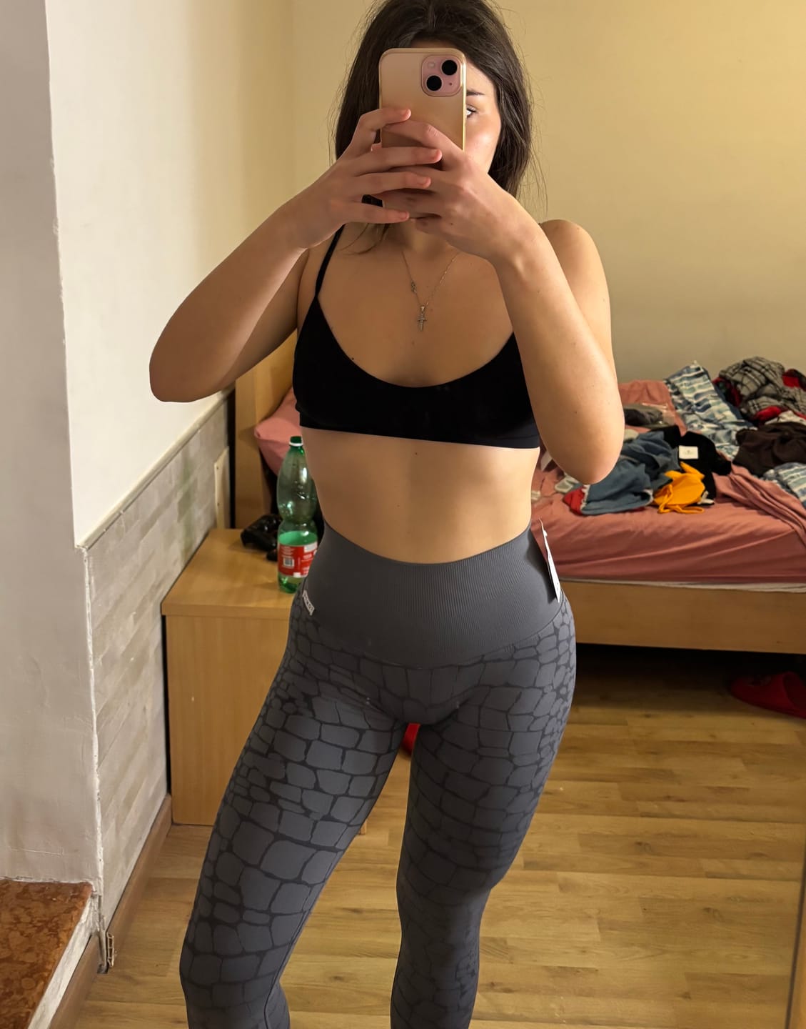 Customer photo review of Leggings All-up Grigio Ira Cocco