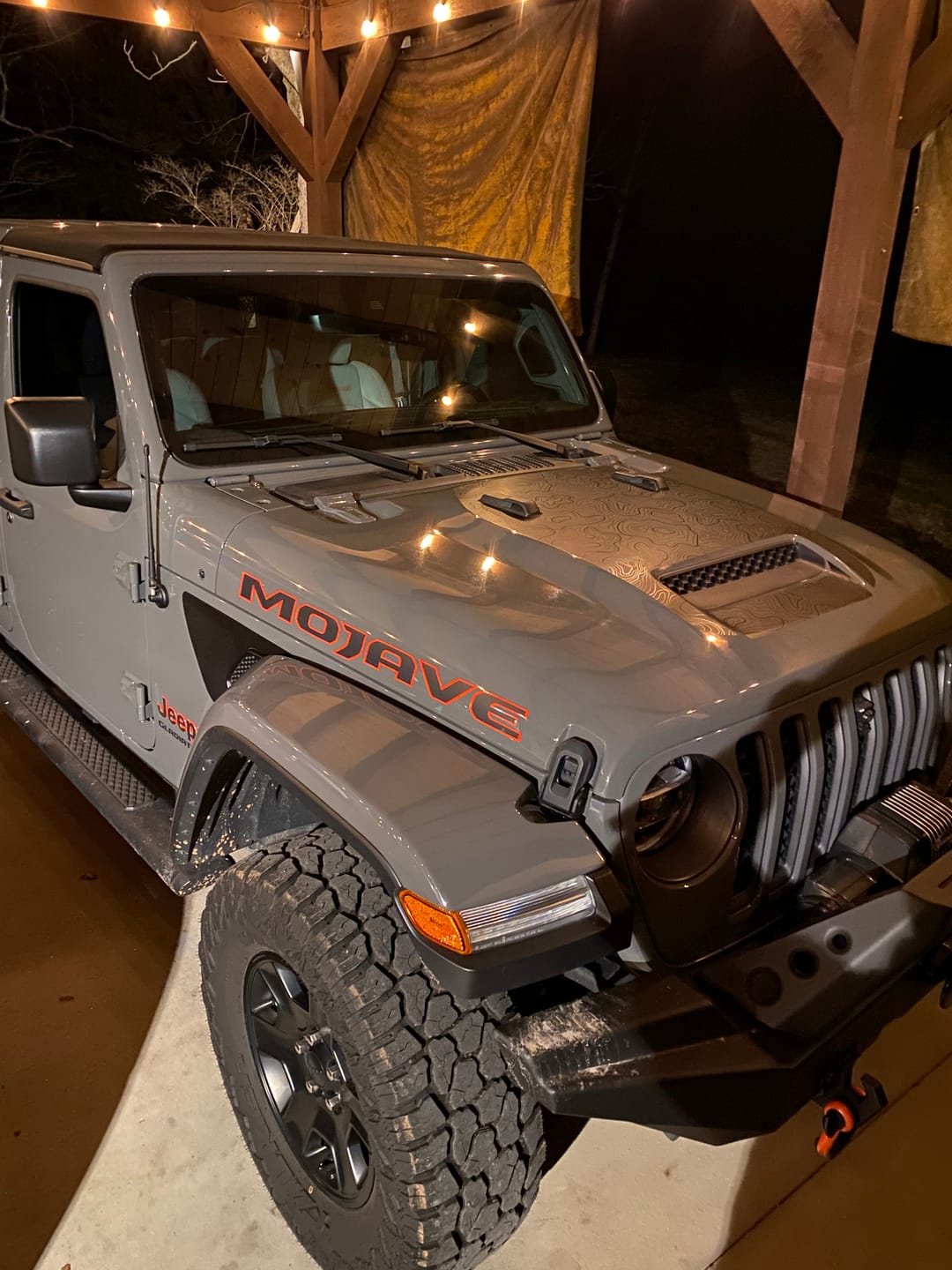 Customer photo review of Hood Graphic for Gladiator MOJAVE