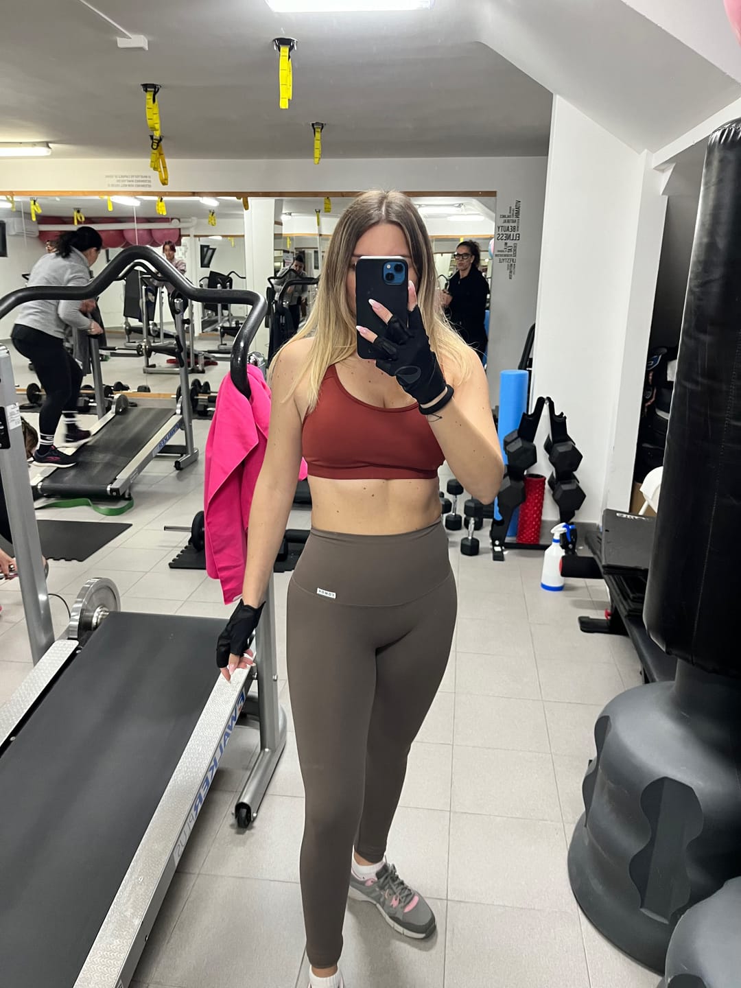 Customer photo review of Leggings Push up Gym Fashion Nero