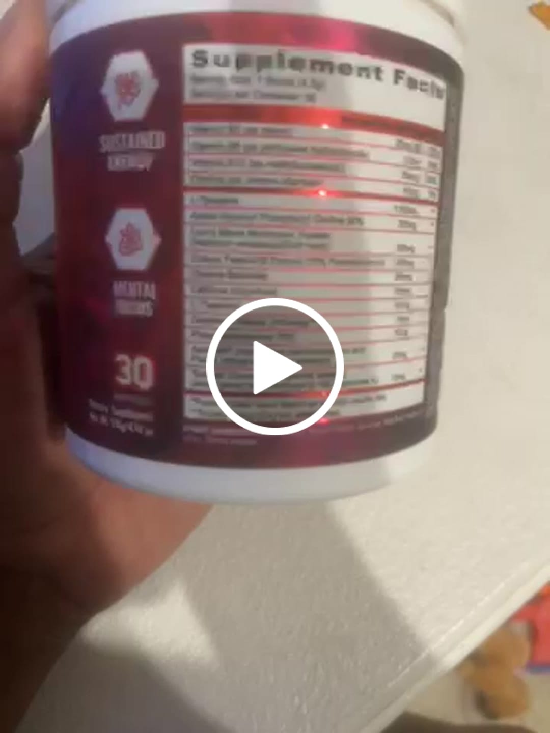Customer video review of ALL NEW FOCUS SUPER NOOTROPIC