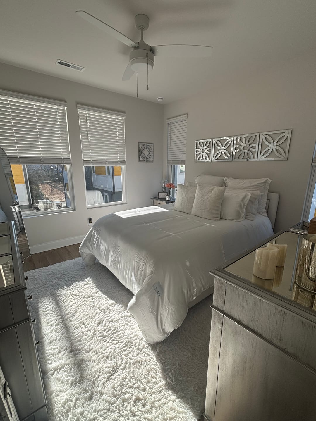 Customer photo review of The BRISA Over-Sized Summer Eucalyptus Bedding Set