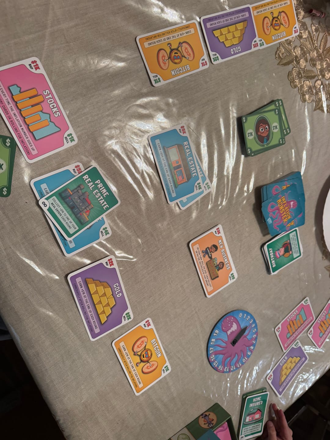 Customer photo review of Tuttle Twins Inflation Monster Card Game