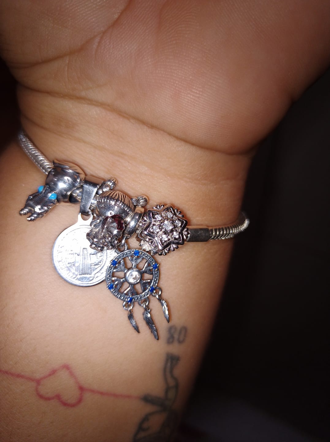 Customer photo review of Pulsera Copo de Nieve