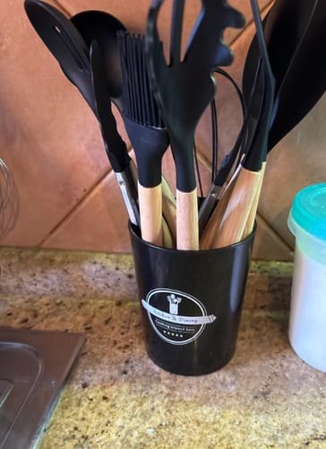 Customer photo review of Silicone Utensil Set