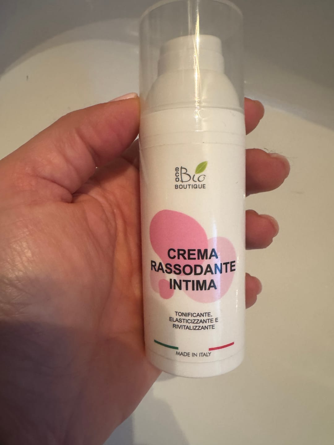 Customer photo review of Crema Rassodante Intima