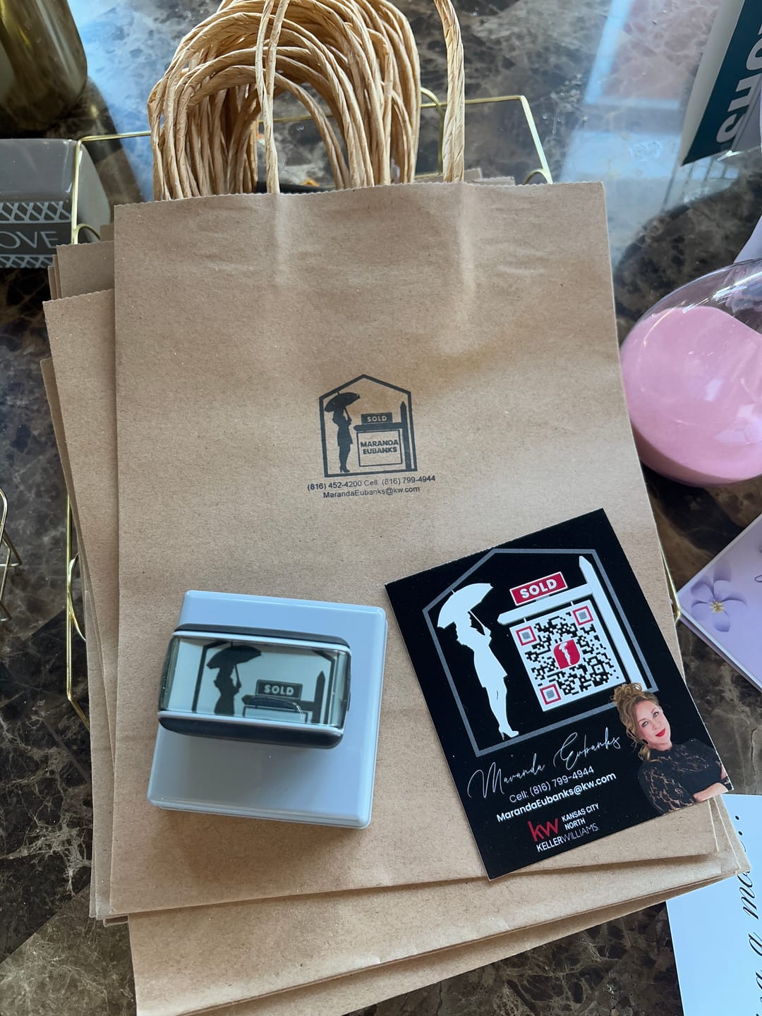 Customer photo review of Pre-Inked Stamps