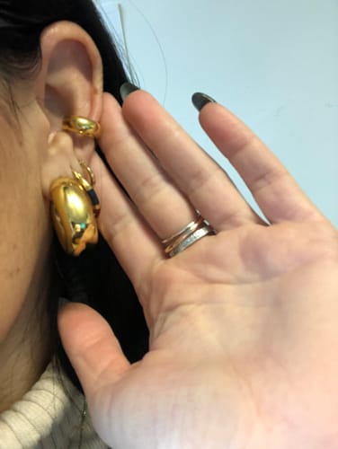 Customer photo review of Earcuff "Sguardo Sfuggente"