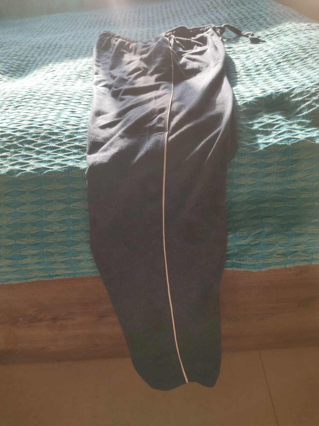 Customer photo review of Track Pants - Blue Ocean Jogging bottoms For Mens | Ariser