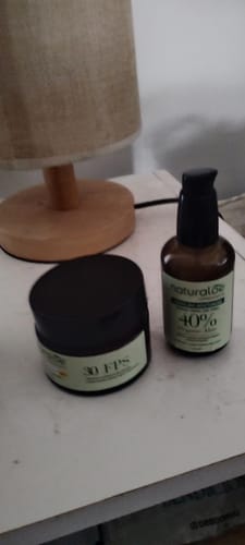 Customer photo review of Set Naturaloe Crema día antiage + Serum antiage + Gel puro Aloe