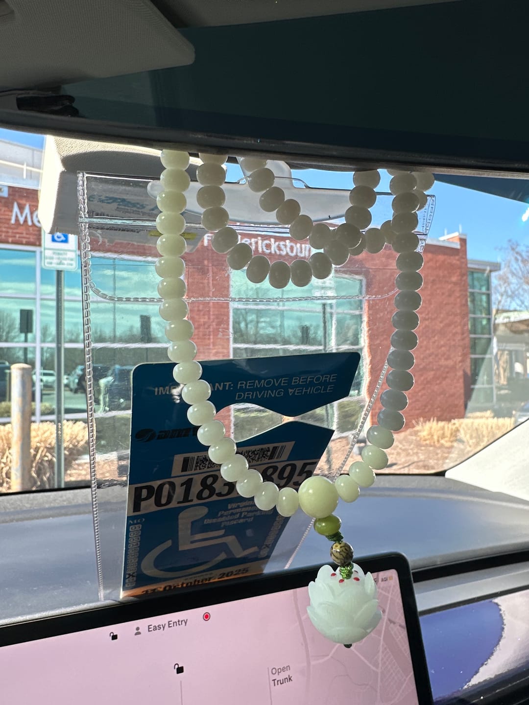 Customer photo review of White Jade Pure River of Calm Mala