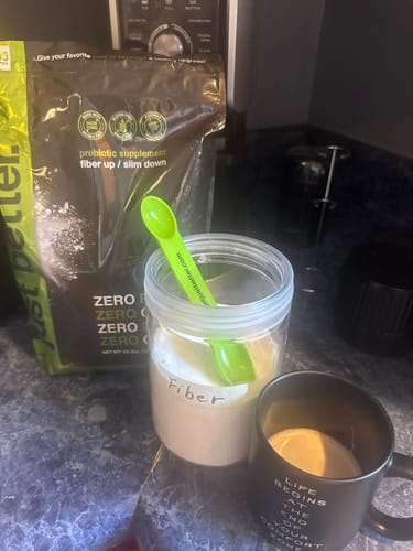 Customer photo review of just better.® prebiotic supplement 200 Serving Pouch (1200g)