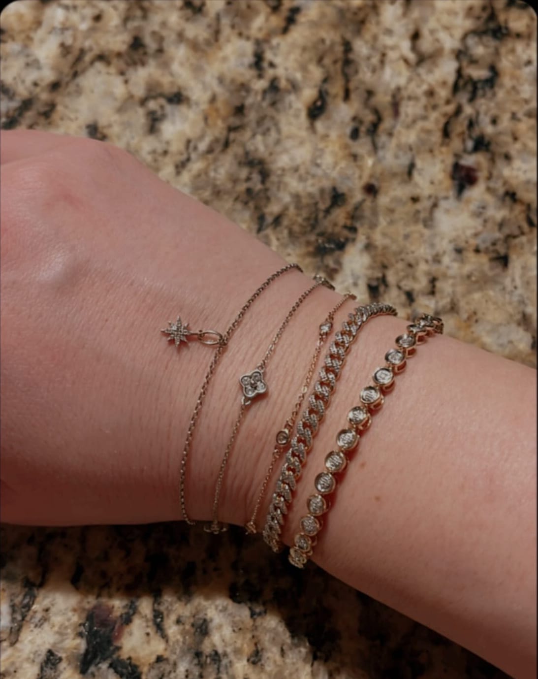 Customer photo review of Fully Connected Cuban Bracelet