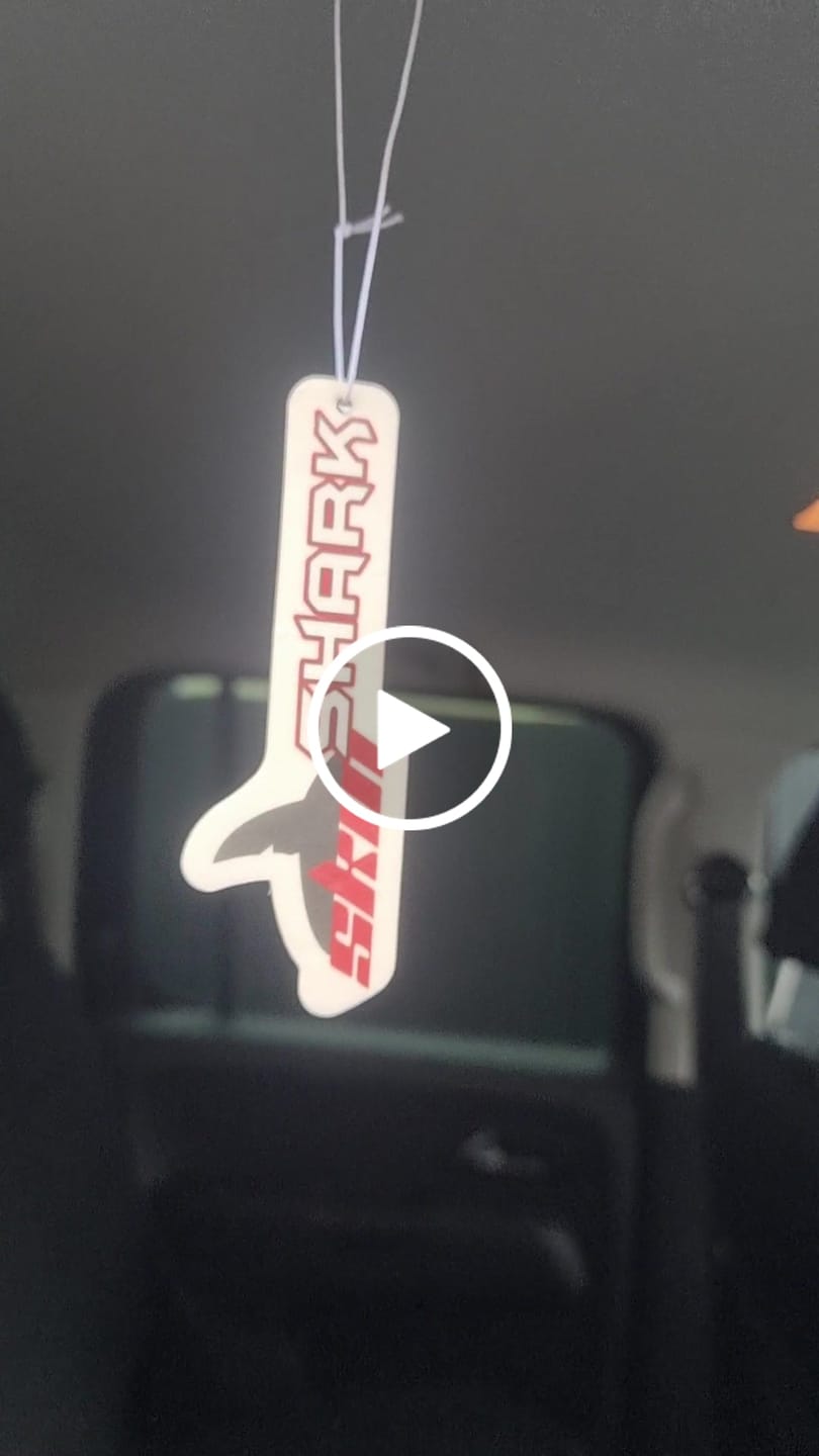 Customer video review of Sharkskin Ocean Scent Car Air Freshener – Long-Lasting Freshness for Your Ride