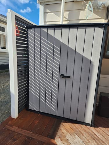 Customer photo review of High Store Plus Shed