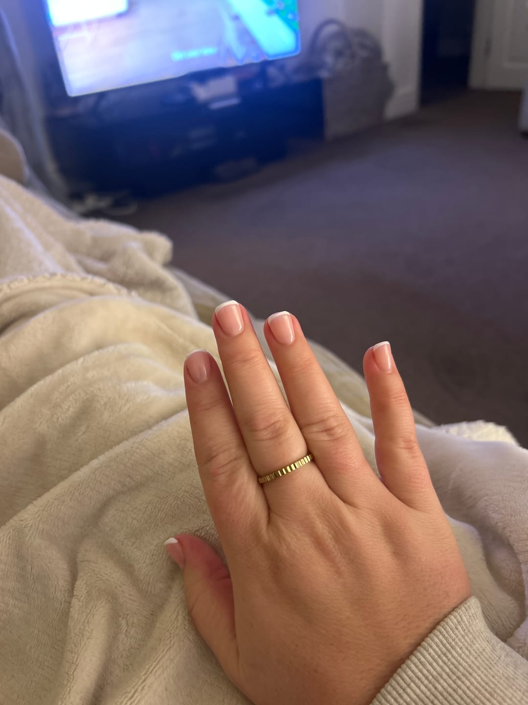 Customer photo review of Mini Pleat Slim Ring