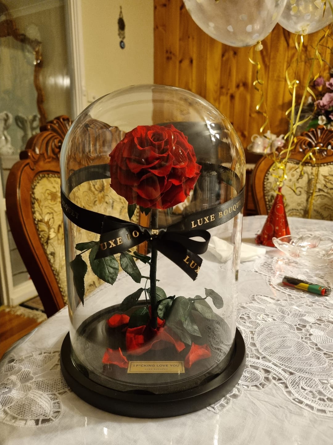Customer photo review of The Everlasting Rose - Red