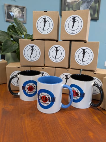 Customer photo review of TassenExpress - Becher Keramik Tasse mit Logo bedruckt 325ml Firmenlogo