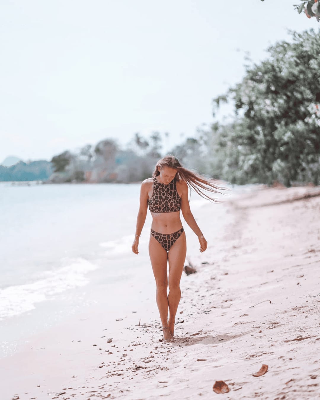 Customer photo review of Tan Through Top & Brazilian Bottom