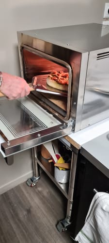 Customer photo review of Macte Ovens Nettuno | Forno elettrico per pizza e pane